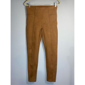 Large, Spanx faux suede cognac colour leggings. Like new condition.